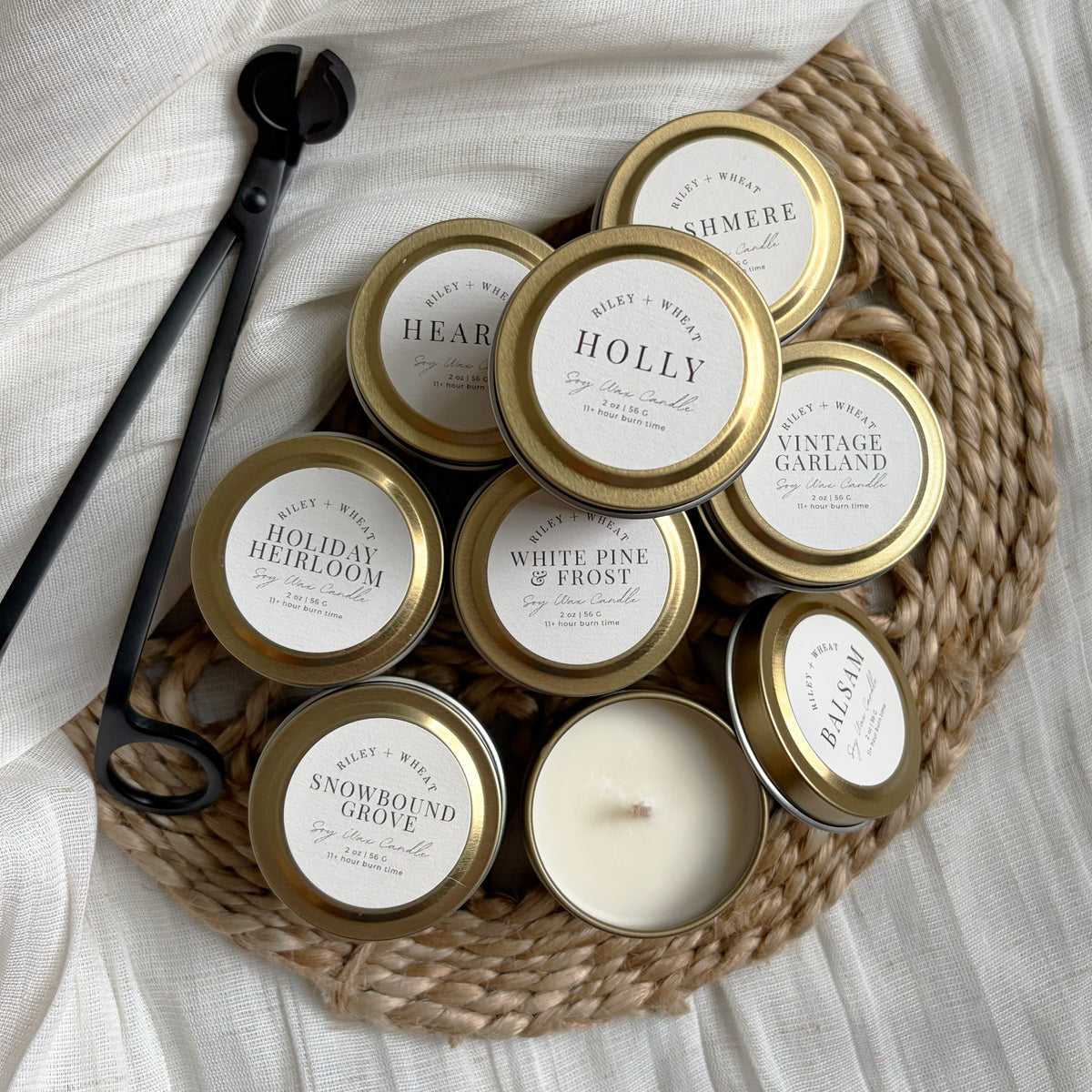 Winter travel tins