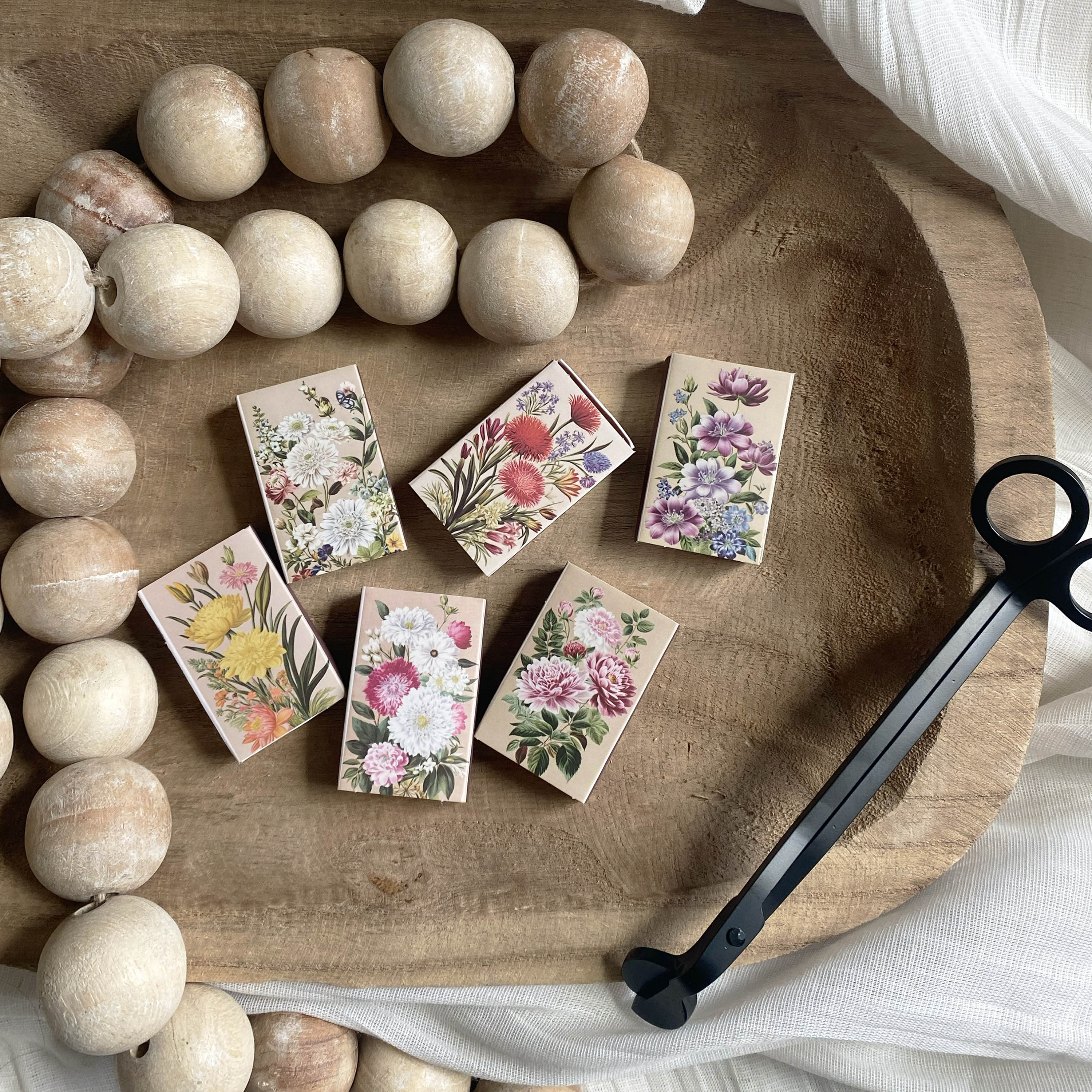 Vintage Floral Matchbook