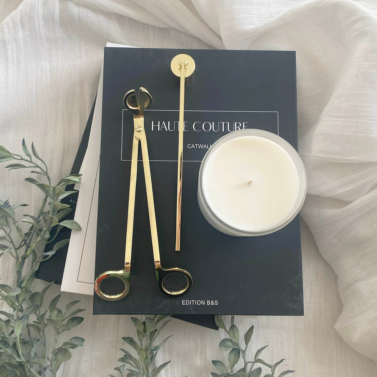 Gold Wick Trimmer / Wick Snuffer