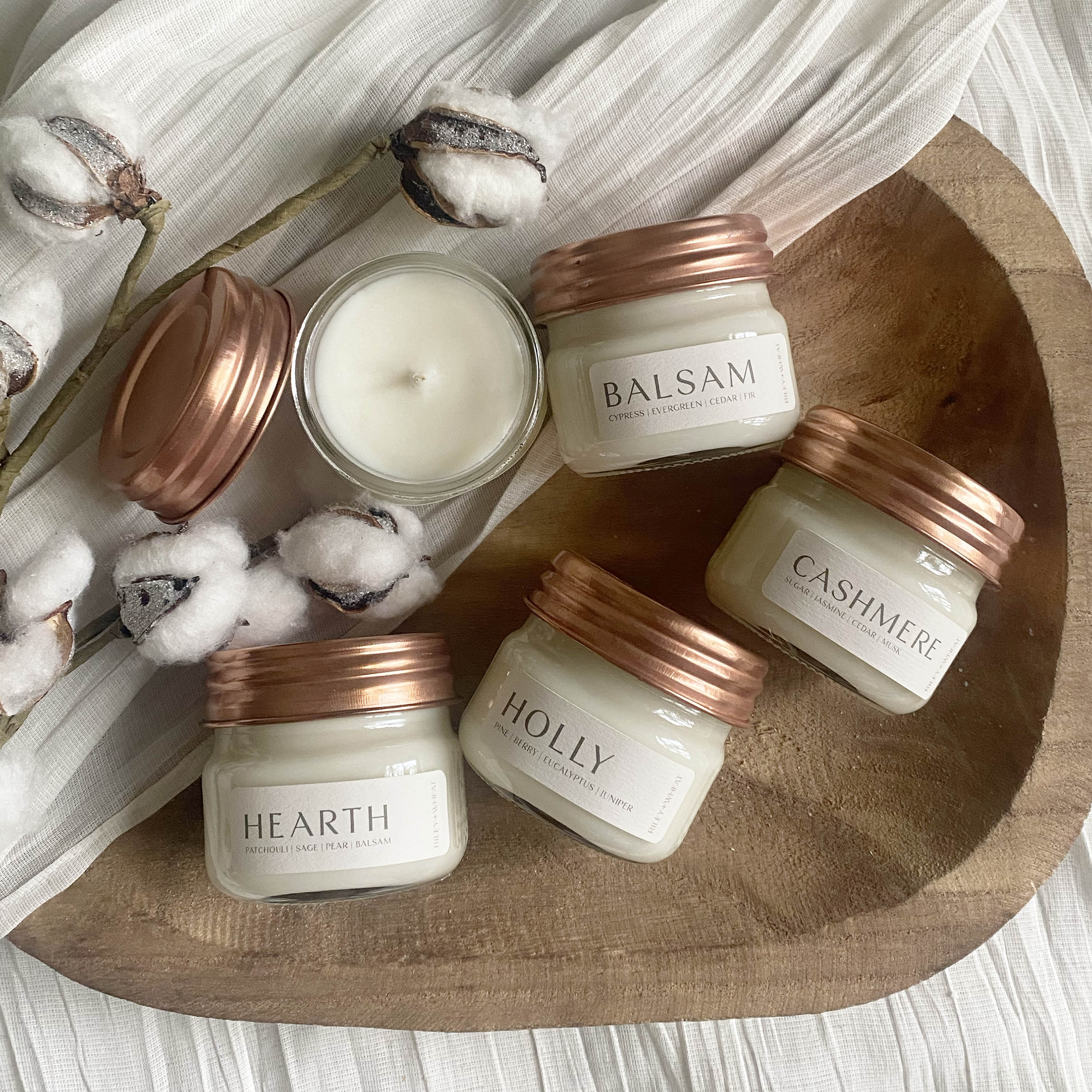 Winter Farmhouse Candle
