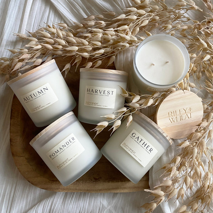 Fall double wick candle
