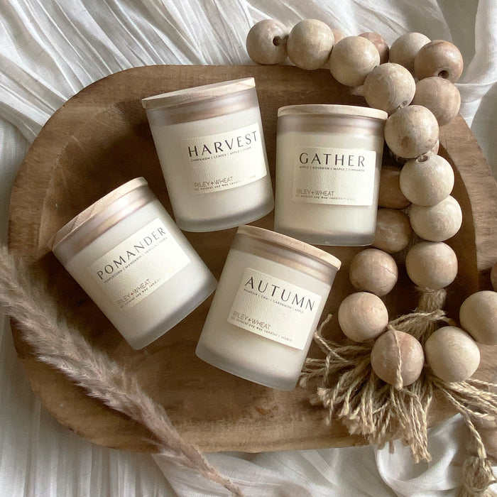 Fall single wick candle