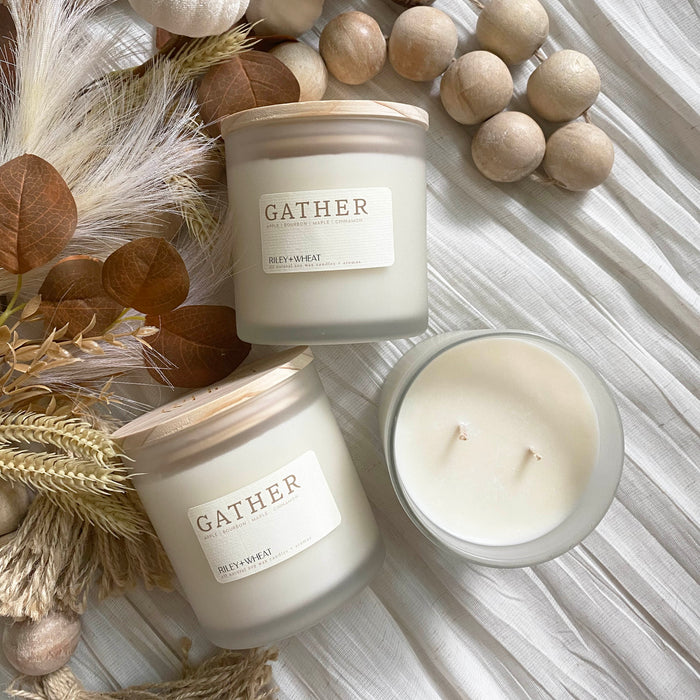 Fall double wick candle