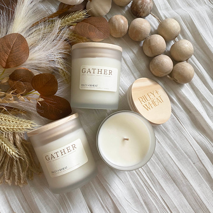 Fall single wick candle