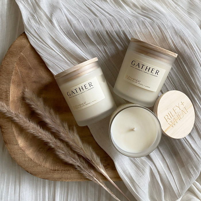 Fall single wick candle