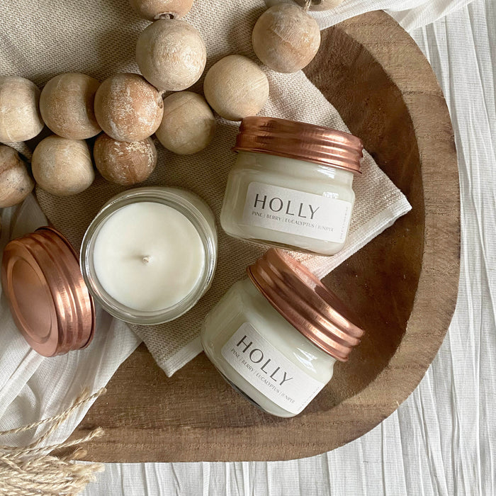 Winter Farmhouse Candle