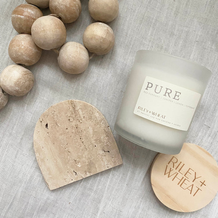 Marble Candle Coaster