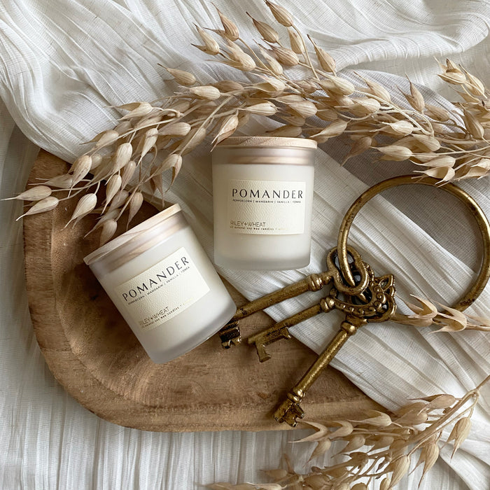 Fall single wick candle