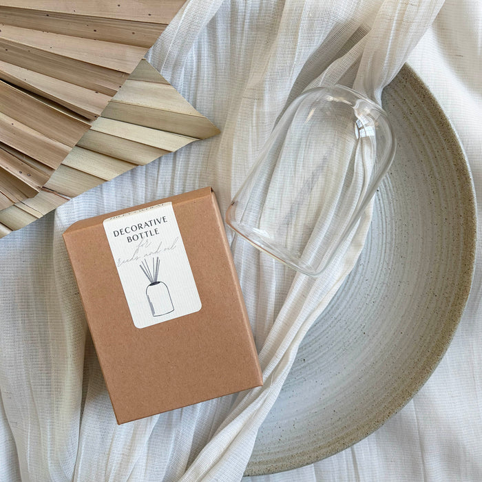 Decorative Apothecary Glass for Reeds