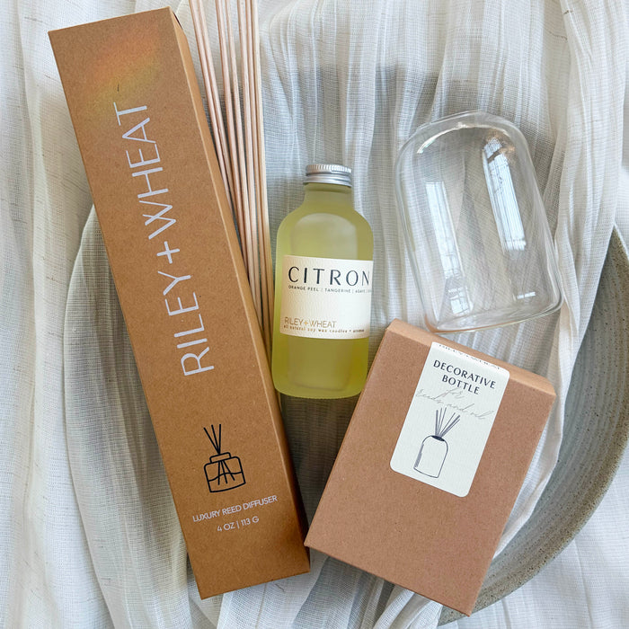 Decorative Apothecary Glass for Reeds