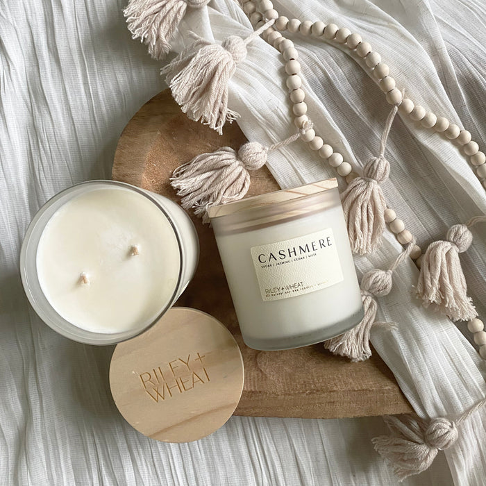 Winter double wick candle