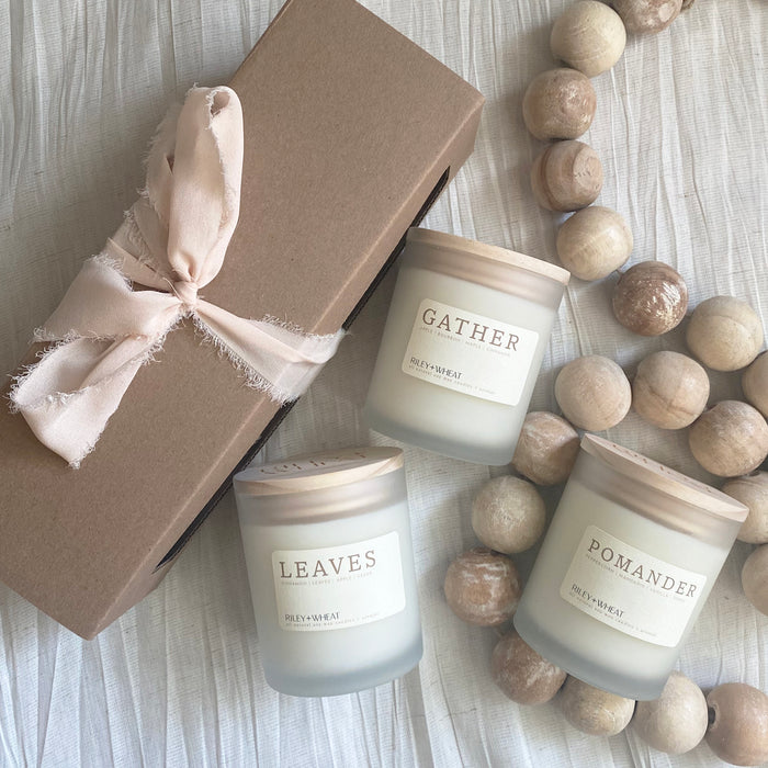 Fall :: 3 pack Candle Gift Set