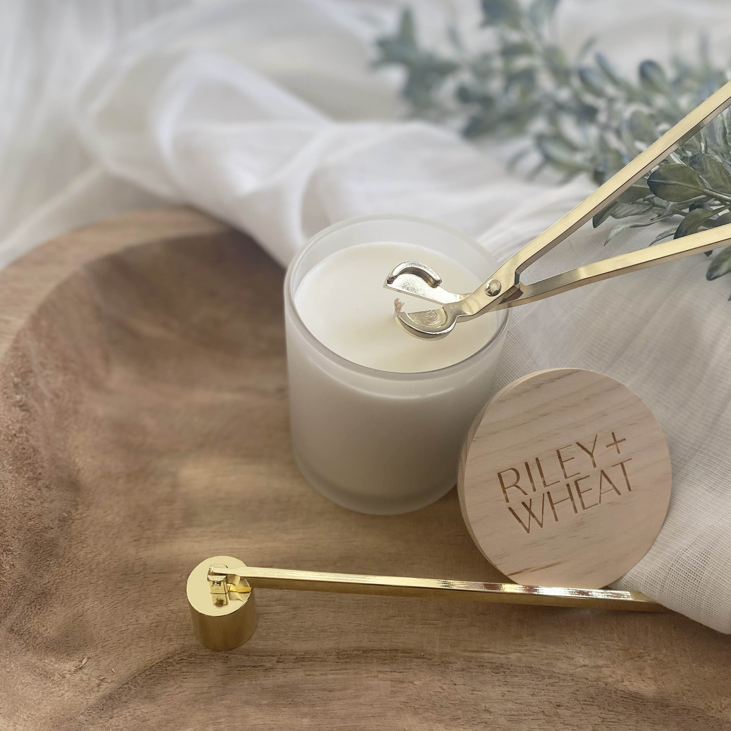Gold Wick Trimmer / Wick Snuffer