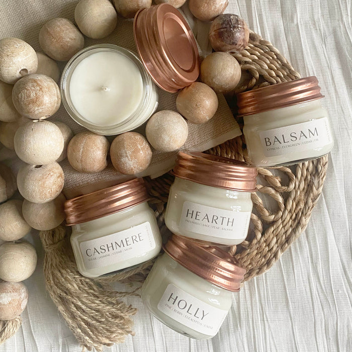 ((Firefly Market Presale)) Winter Farmhouse Candle gift set