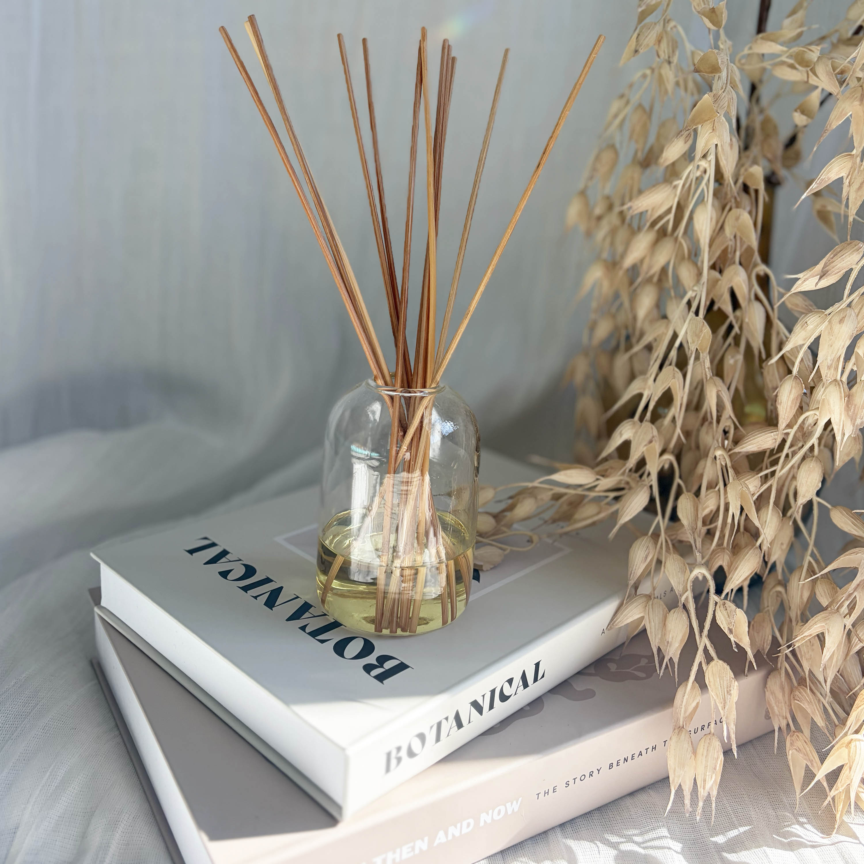 Decorative Apothecary Glass for Reeds
