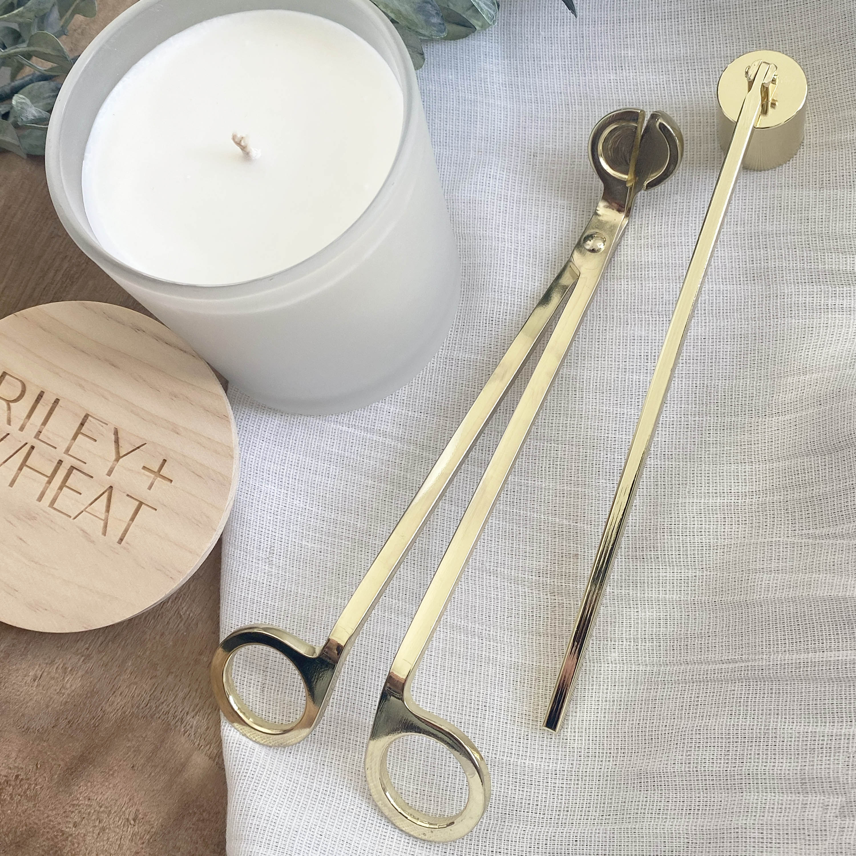 Gold Wick Trimmer / Wick Snuffer