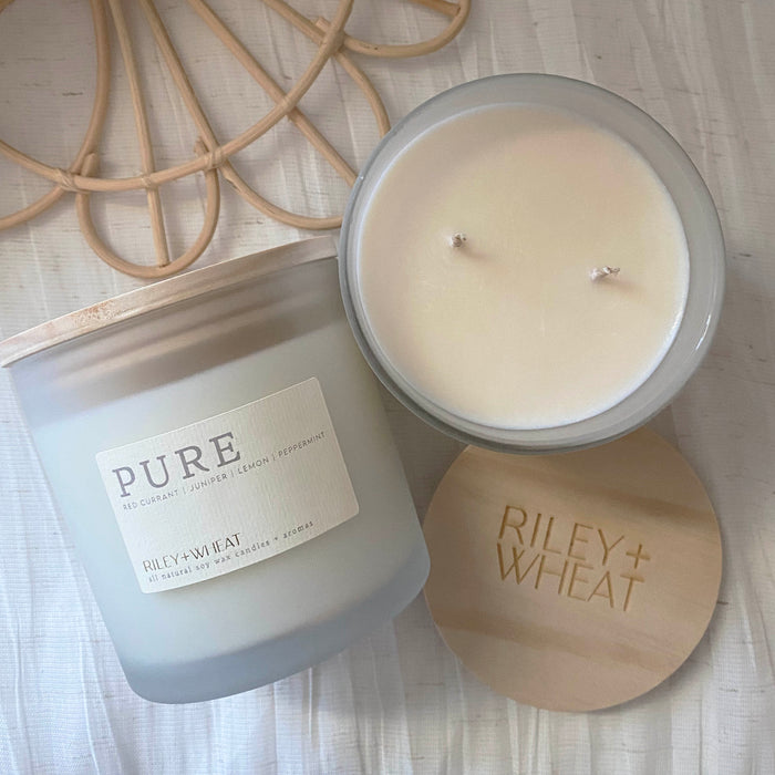 double wick candle